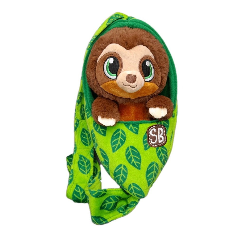 Fiesta Swaddle Babies Sloth Plush‎ 9.5" w/ Blanket 2020 Soft Stuffed Animal Toy